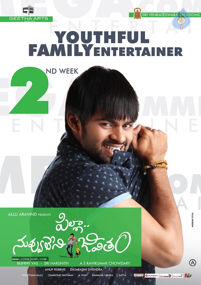 Pilla Nuvvu Leni Jeevitham 2nd Week Posters - 3 / 5 photos