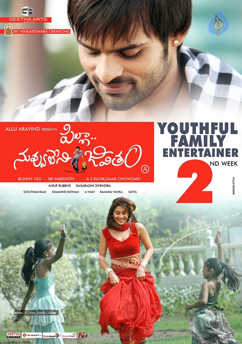 Pilla Nuvvu Leni Jeevitham 2nd Week Posters - 5 / 5 photos