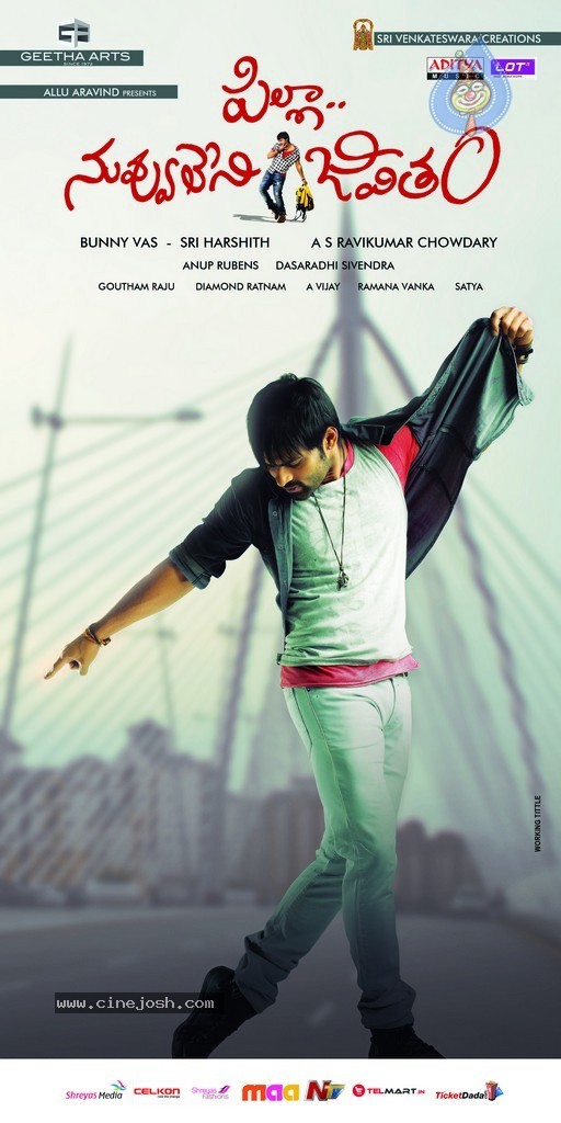 Pilla Nuvvuleni Jeevitham Posters - 8 / 12 photos