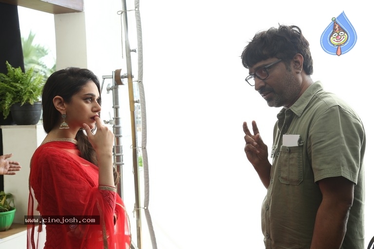 Sammohanam Movie Working Stills - 5 / 12 photos