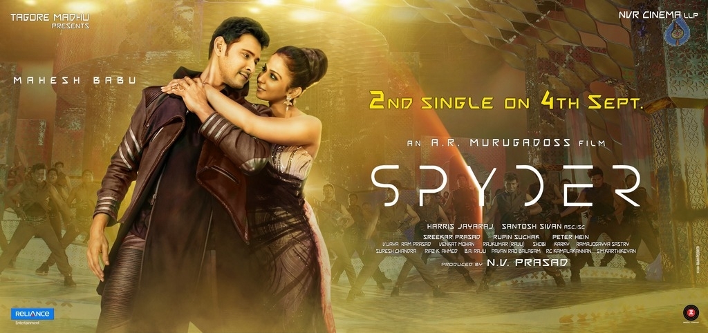Spyder Movie 2nd Single Launch Posters - 2 / 3 photos