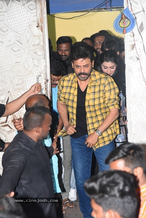 Venky Mama Team At Devi Theater - 25 / 58 photos