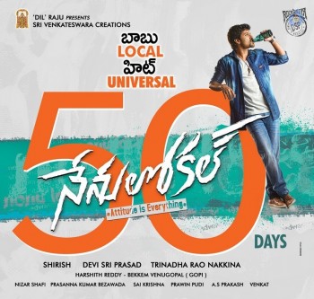 Nenu Local 50 Days Posters - 2 of 4