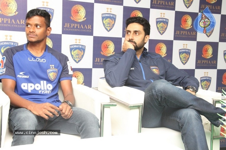 Abhishek Bachchan Launched Chennaiyin FC Soccer School - 22 / 29 photos