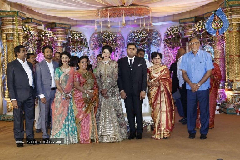 Abinesh Elangovan and Nandhini Wedding Reception - 4 / 42 photos