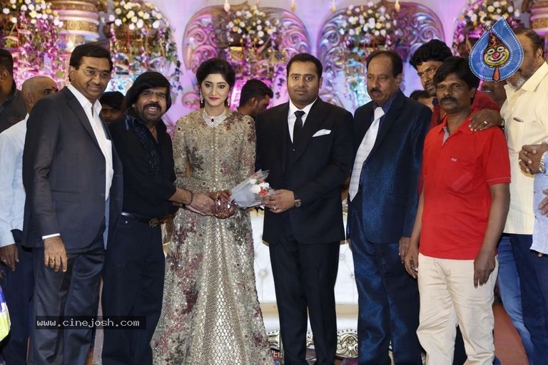 Abinesh Elangovan and Nandhini Wedding Reception - 7 / 42 photos