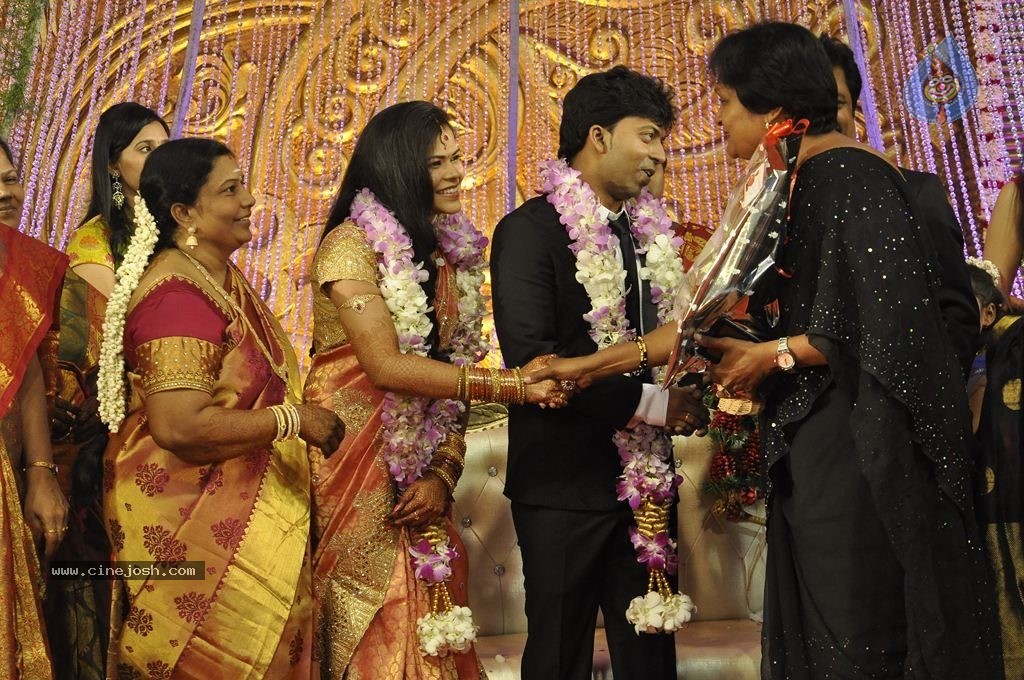 Actor Pandiarajan Son Wedding Reception - 9 / 102 photos