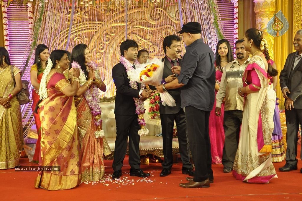 Actor Pandiarajan Son Wedding Reception - 11 / 102 photos