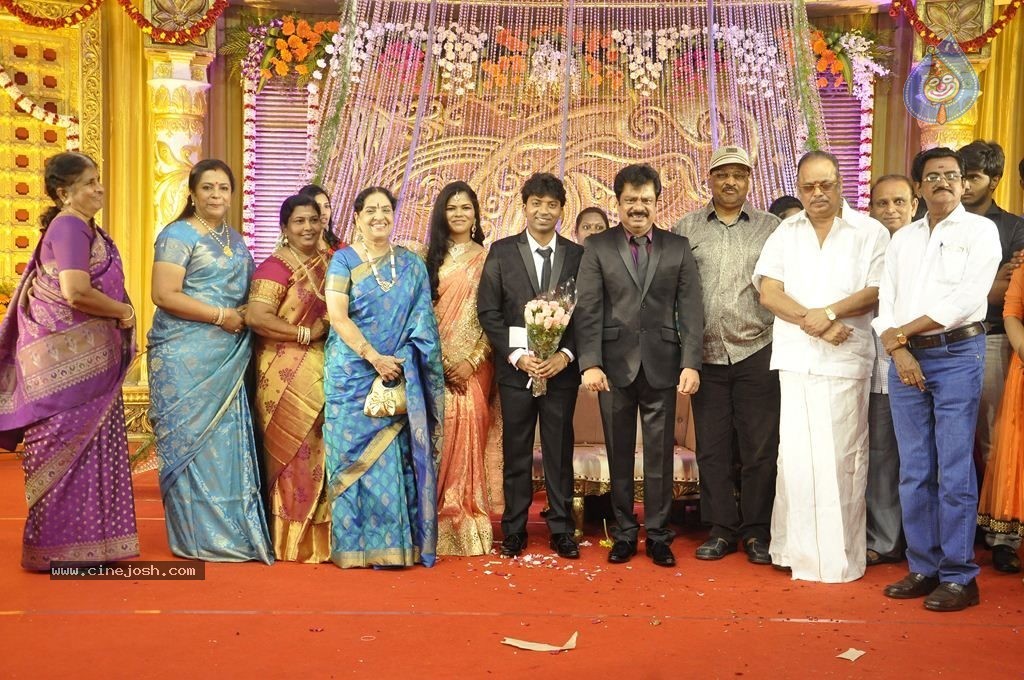 Actor Pandiarajan Son Wedding Reception - 14 / 102 photos