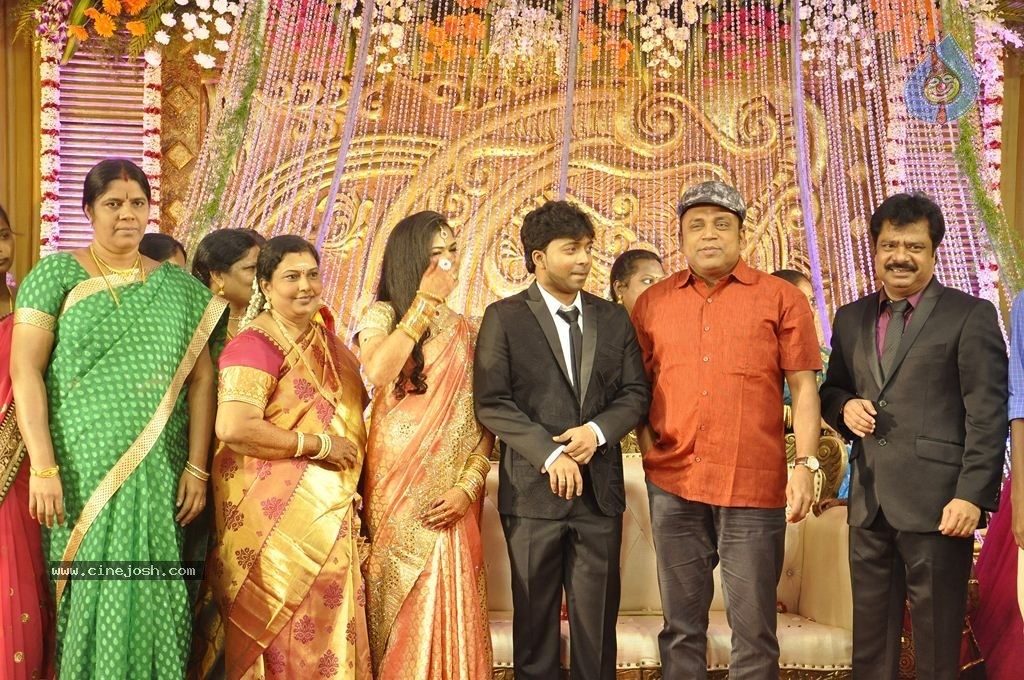 Actor Pandiarajan Son Wedding Reception - 20 / 102 photos