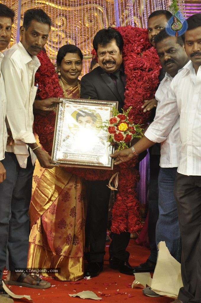 Actor Pandiarajan Son Wedding Reception - 23 / 102 photos