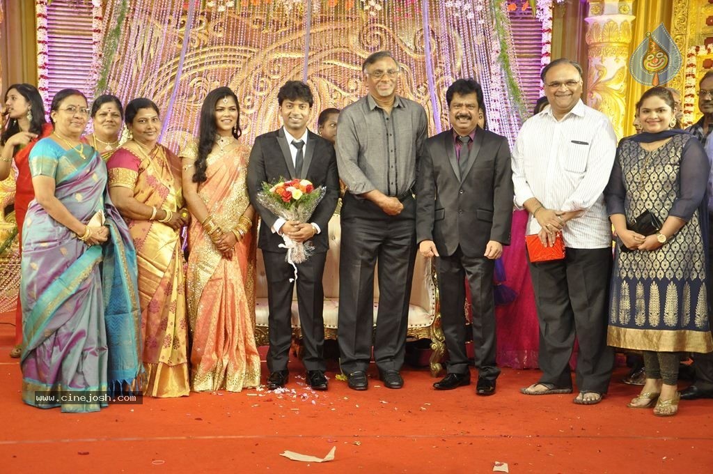 Actor Pandiarajan Son Wedding Reception - 28 / 102 photos