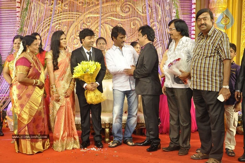 Actor Pandiarajan Son Wedding Reception - 31 / 102 photos