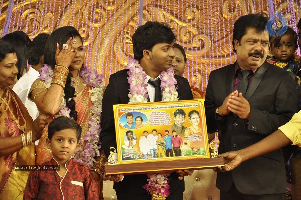 Actor Pandiarajan Son Wedding Reception - 46 / 102 photos