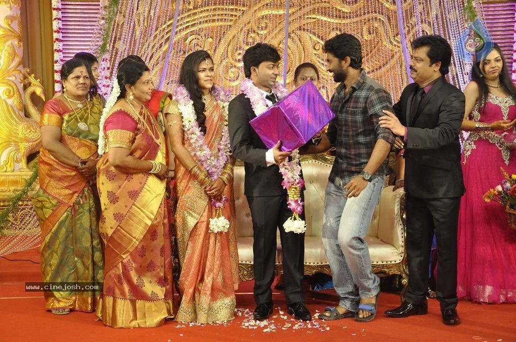 Actor Pandiarajan Son Wedding Reception - 85 / 102 photos