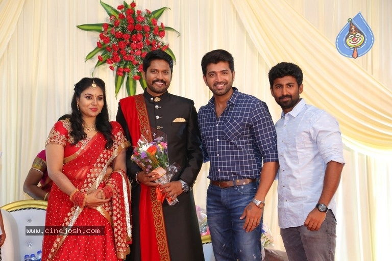 Actor Soundararaja And Tamanna Wedding Reception Stills - 1 / 26 photos
