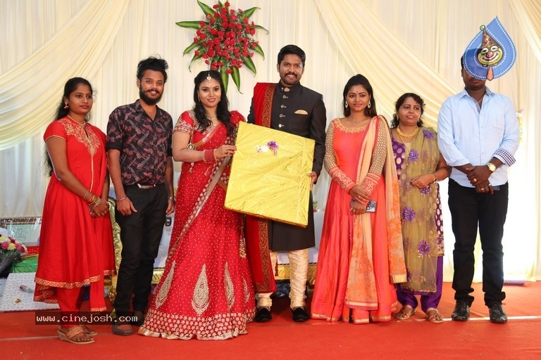 Actor Soundararaja And Tamanna Wedding Reception Stills - 9 / 26 photos