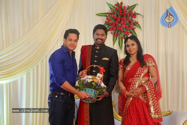 Actor Soundararaja And Tamanna Wedding Reception Stills - 25 / 26 photos