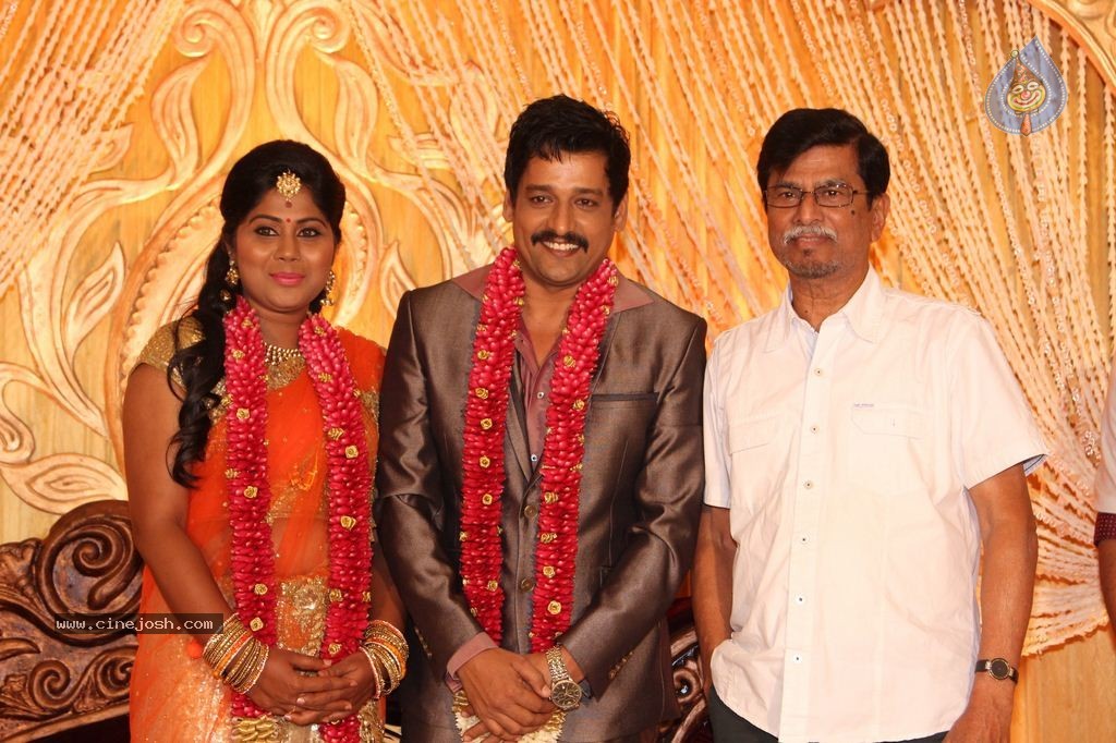 Actor Viddarth and Gayathri Devi Wedding Reception - 34 / 54 photos