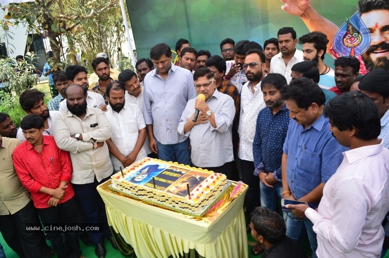 Allu Aravind At Ram Charan Birthday Celebration Photos - 4 / 8 photos