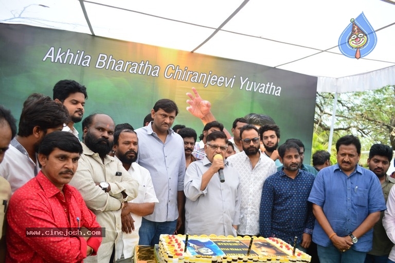 Allu Aravind At Ram Charan Birthday Celebration Photos - 7 / 8 photos