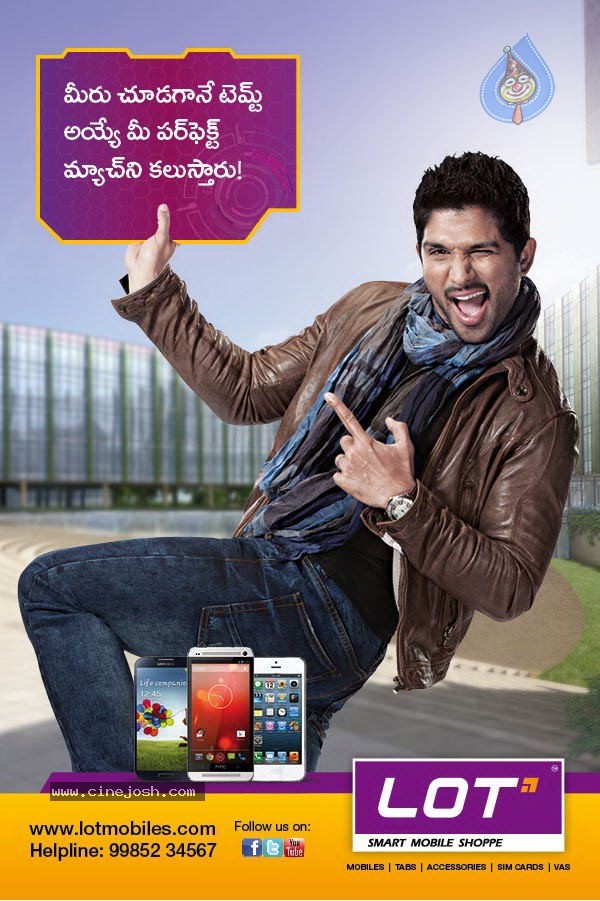 Allu Arjun as LOT Mobiles Brand Ambassador - 8 / 15 photos