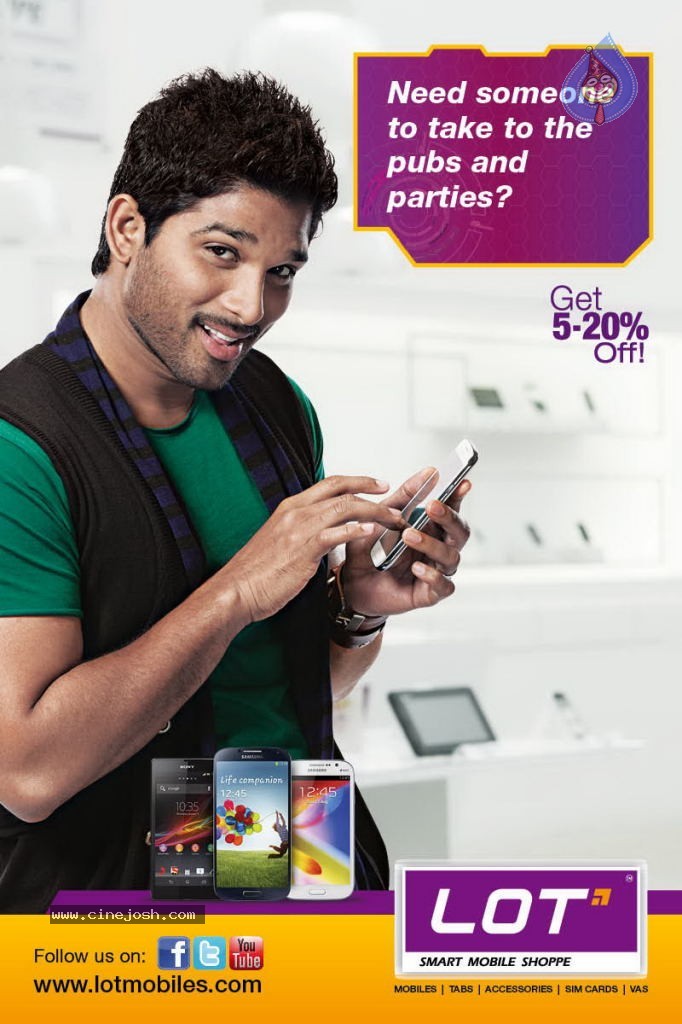 Allu Arjun as LOT Mobiles Brand Ambassador - 10 / 15 photos