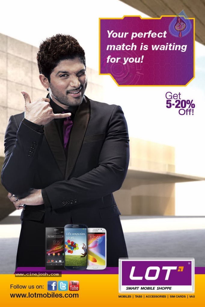 Allu Arjun as LOT Mobiles Brand Ambassador - 15 / 15 photos