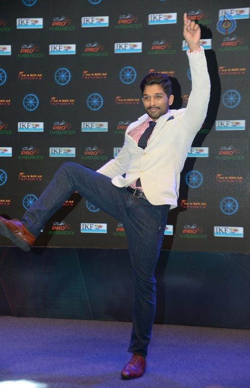 Allu Arjun is Pro Kabaddi Brand Ambassador Photos - 9 / 17 photos