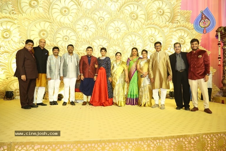 Ambica Krishna Grandson Wedding Reception Photos - 1 / 30 photos