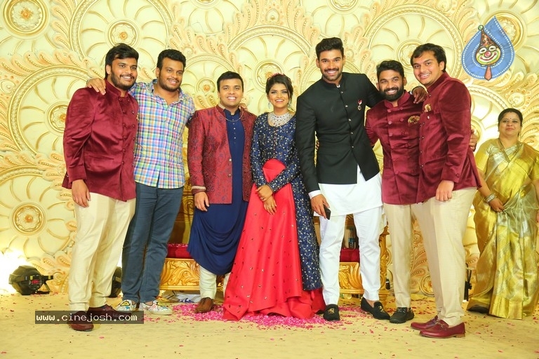 Ambica Krishna Grandson Wedding Reception Photos - 8 / 30 photos