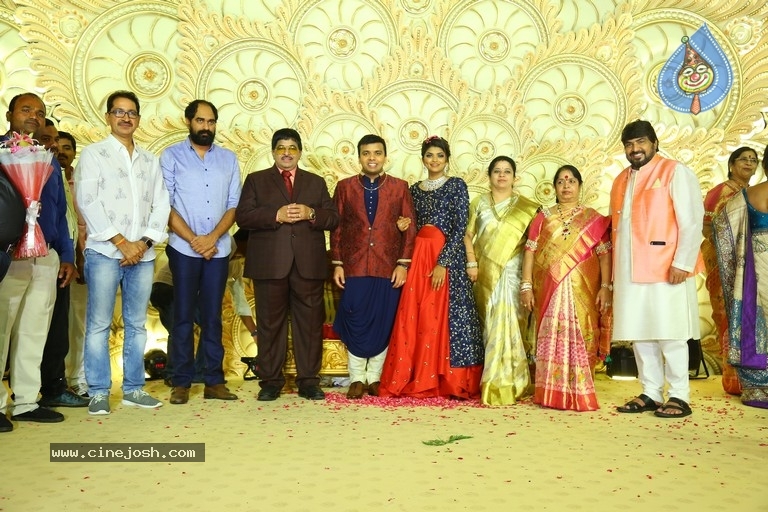 Ambica Krishna Grandson Wedding Reception Photos - 12 / 30 photos