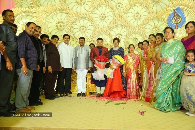 Ambica Krishna Grandson Wedding Reception Photos - 14 / 30 photos
