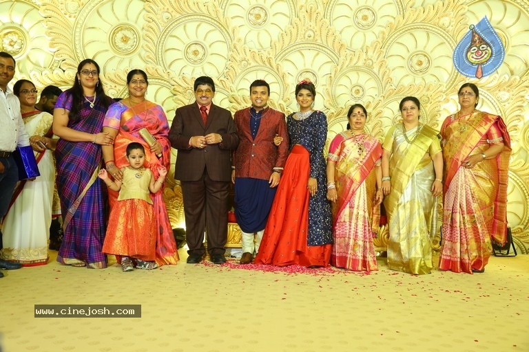 Ambica Krishna Grandson Wedding Reception Photos - 29 / 30 photos
