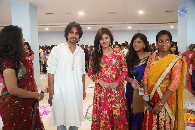 Anjali at Special Rangoli Competition - 35 / 41 photos