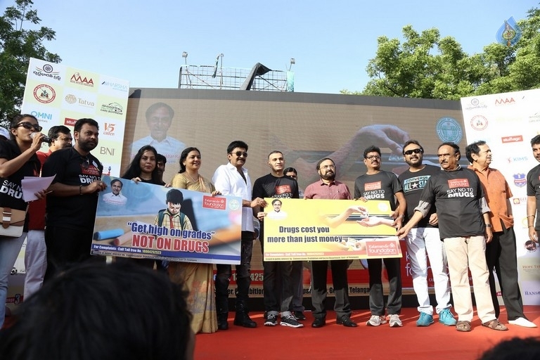 Anti Drug Walk Campaign at KBR Park - 100 / 122 photos