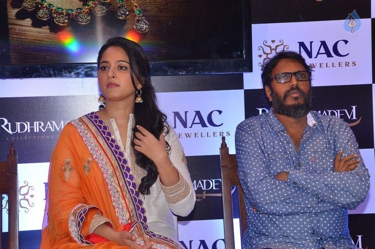 Anushka at NAC Rudhramadevi Jewellery Introduce - 19 / 42 photos