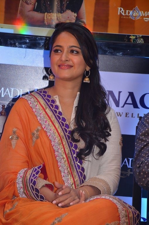 Anushka at NAC Rudhramadevi Jewellery Introduce - 30 / 42 photos