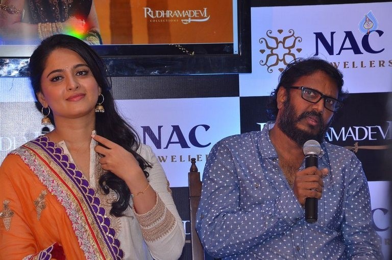 Anushka at NAC Rudhramadevi Jewellery Introduce - 32 / 42 photos