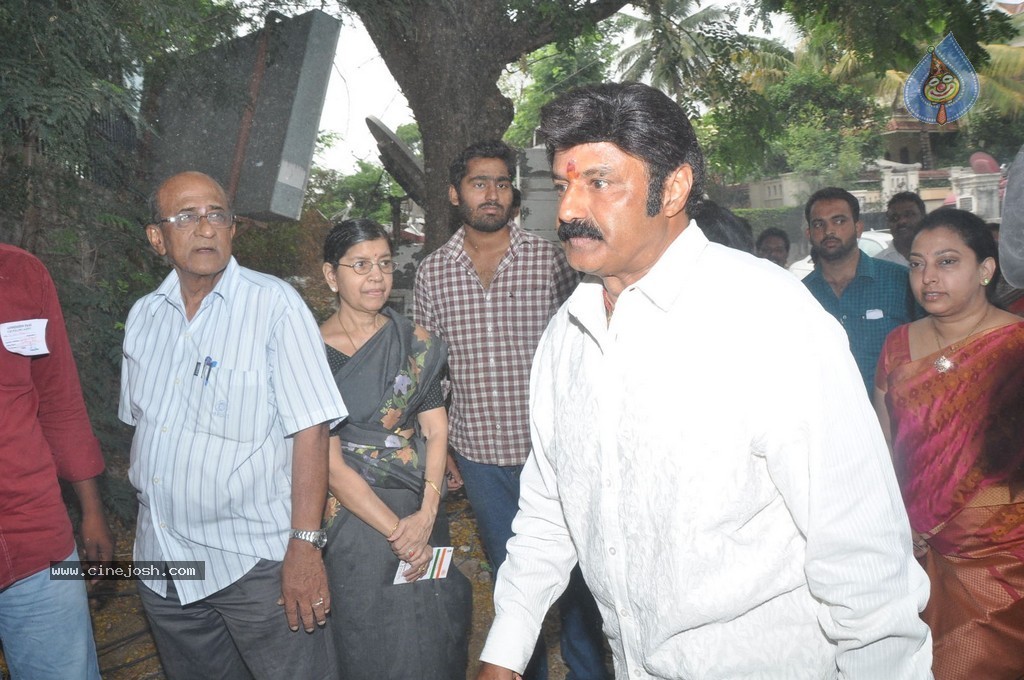 Balakrishna and Family Cast Their Votes - 60 / 75 photos