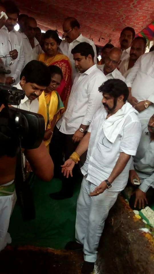 Balakrishna at Nimmakuru - 7 / 15 photos