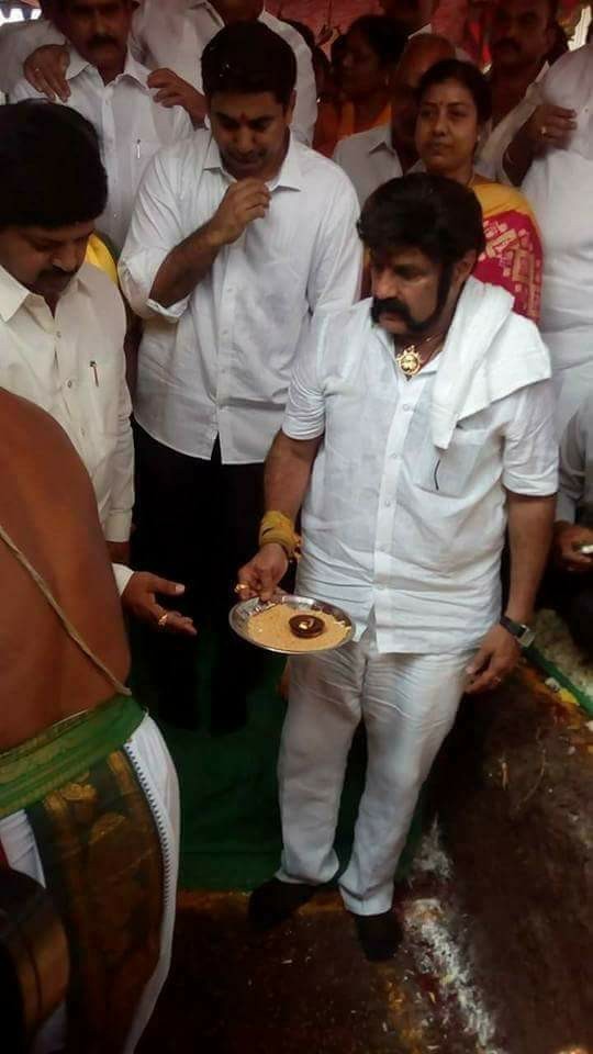 Balakrishna at Nimmakuru - 14 / 15 photos