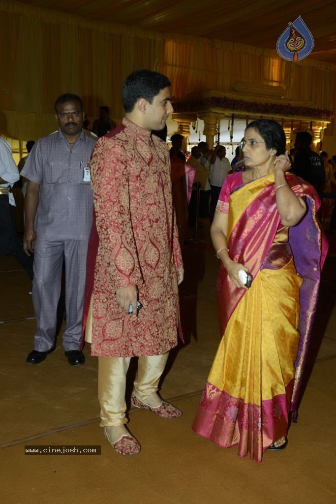 Chandra Babu Naidu at Tejaswini Wedding - 78 / 78 photos