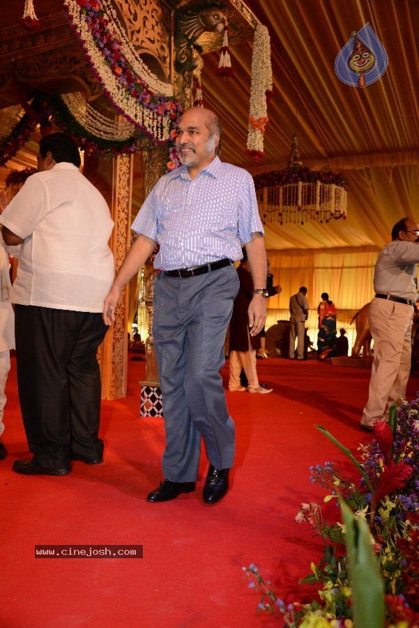 Politicians and Tollywood Stars at Balakrishna Daughter Wedding - 13 / 48 photos