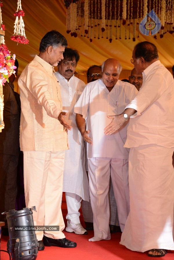 Politicians and Tollywood Stars at Balakrishna Daughter Wedding - 19 / 48 photos