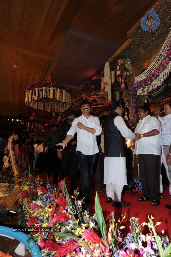Politicians and Tollywood Stars at Balakrishna Daughter Wedding - 36 / 48 photos