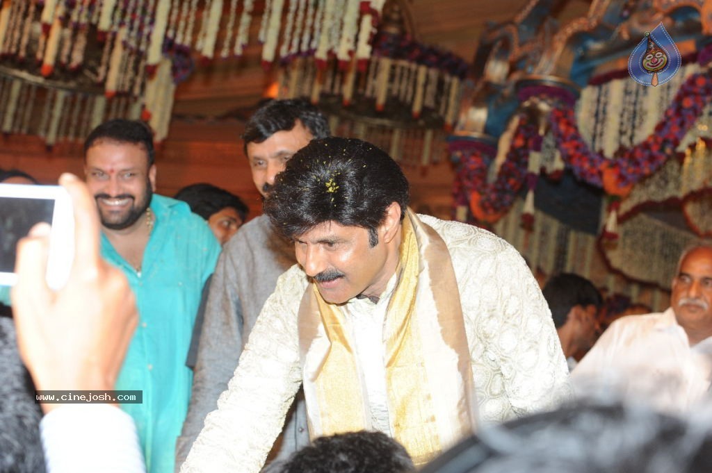 Politicians and Tollywood Stars at Balakrishna Daughter Wedding - 41 / 48 photos