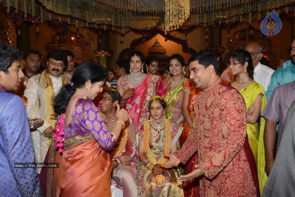 Balakrishna Daughter Tejaswini in Pallaki Photos - 44 / 172 photos