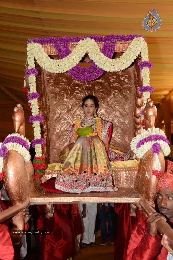 Balakrishna Daughter Tejaswini in Pallaki Photos - 84 / 172 photos