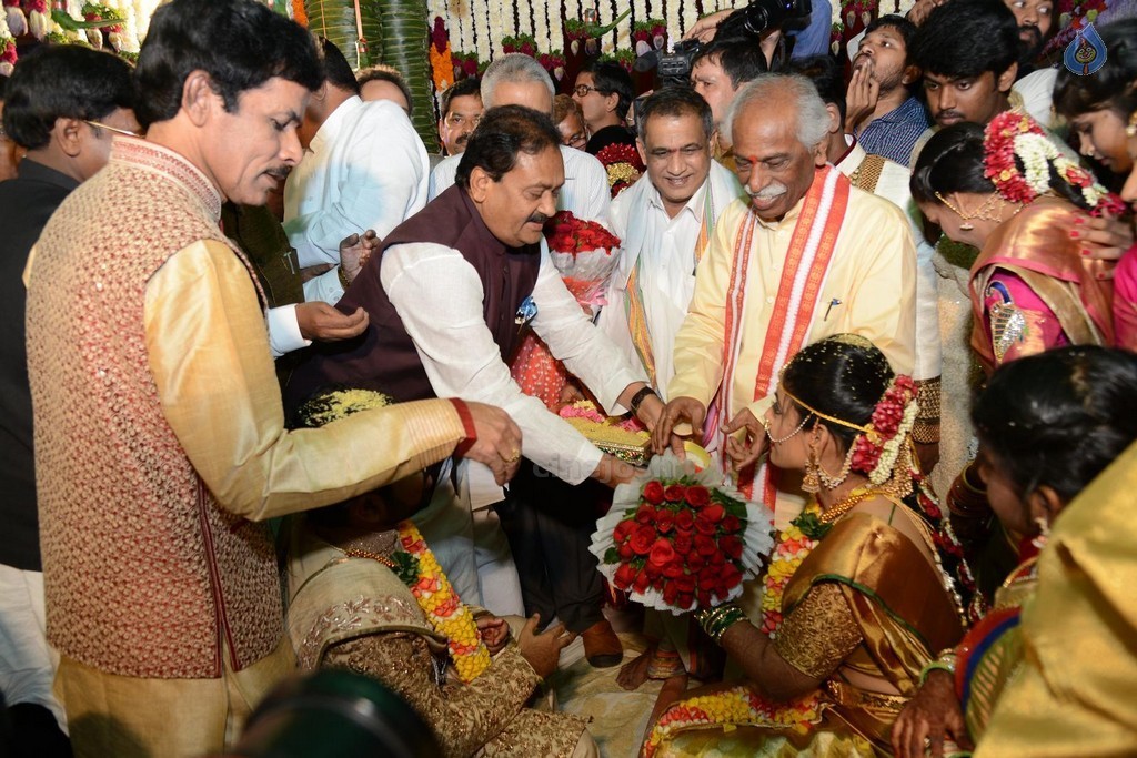 Bandaru Dattatreya Daughter Marriage Photos - 100 / 128 photos